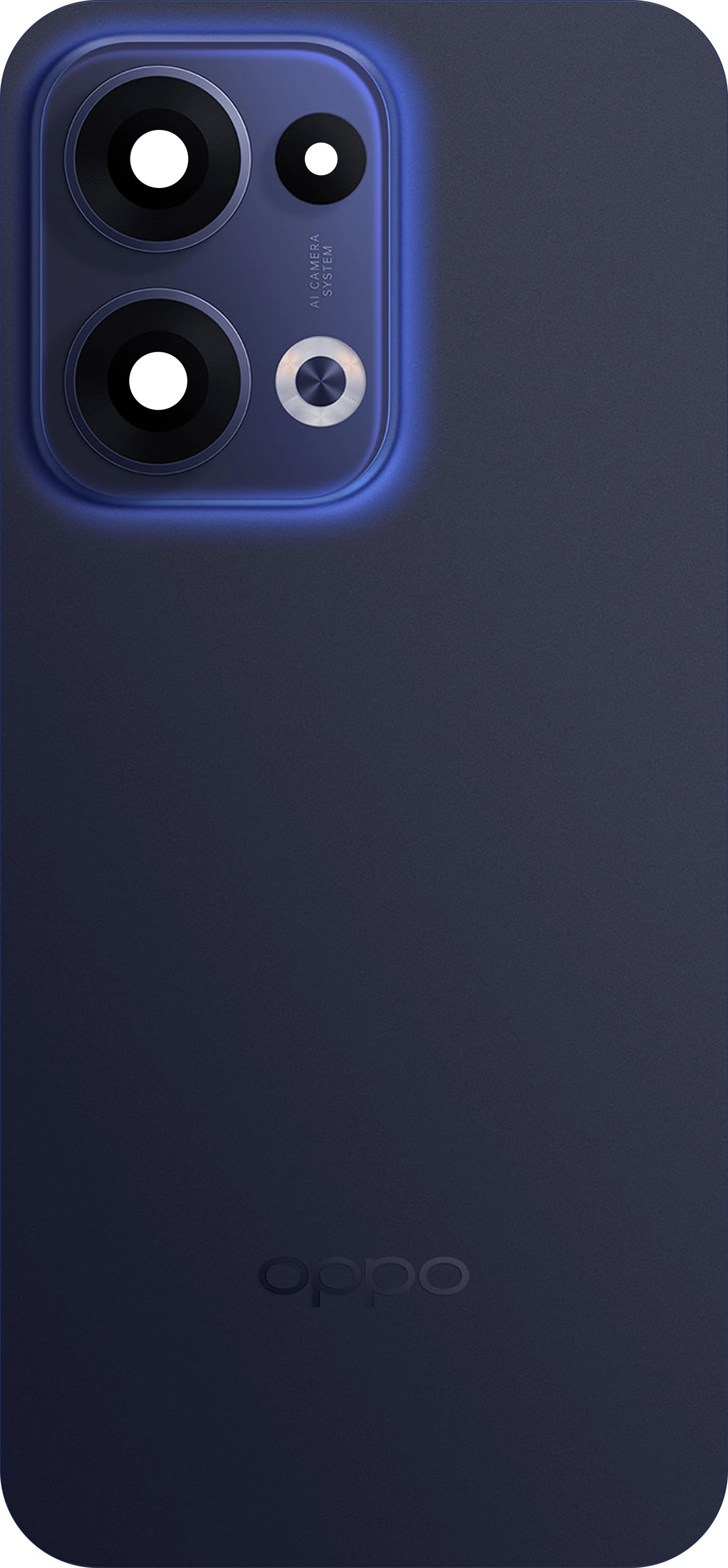 Batteridæksel Oppo Reno13, Blå (Luminous Blue), Service Pack 621033000483