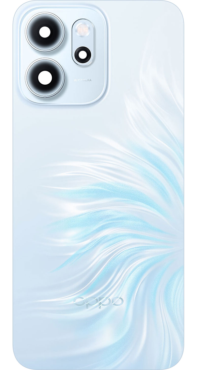 Batteridæksel Oppo Reno14 FS 5G / Reno14 F, Blå (Opal Blue), Service Pack 621033000680