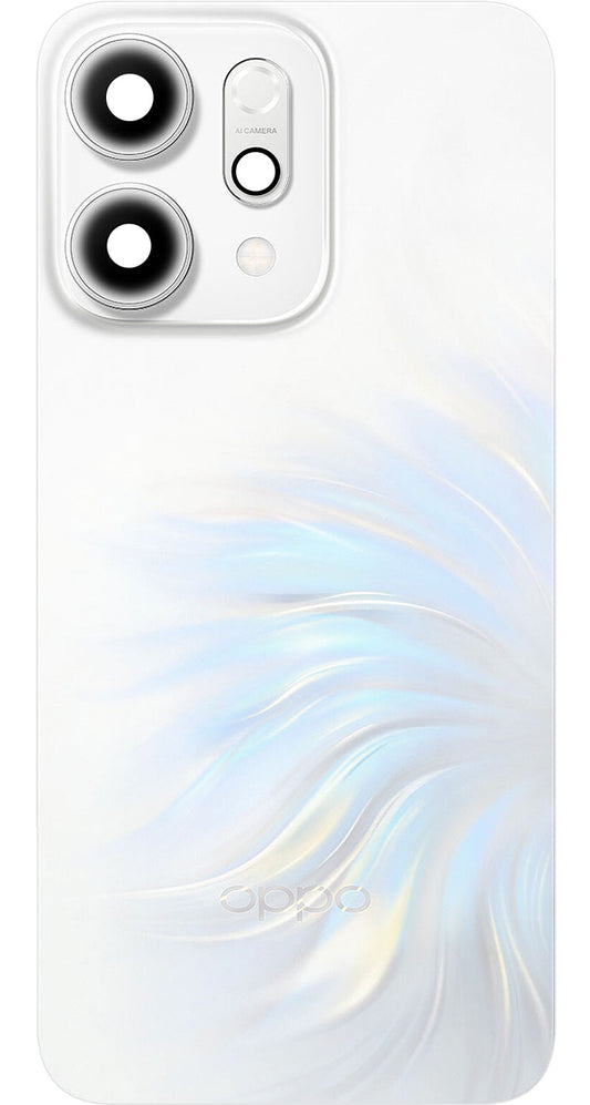 Batteridæksel Oppo Reno14, Hvid (Opal White), Service Pack 621033000691