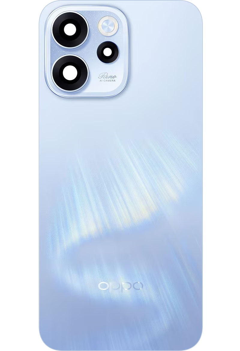 Batteridæksel Oppo Reno15 F, Blå (Aurora Blue), Service Pack 621033000917
