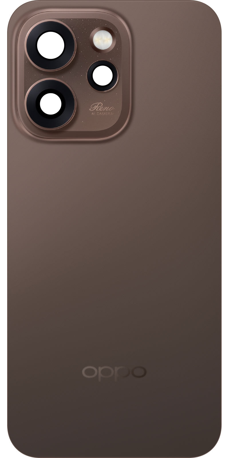 Batteridæksel Oppo Reno15 Pro Mini / Reno15 Pro, Brun (Dusk Brown /Cocoa Brown), Servicepakke 621033000912