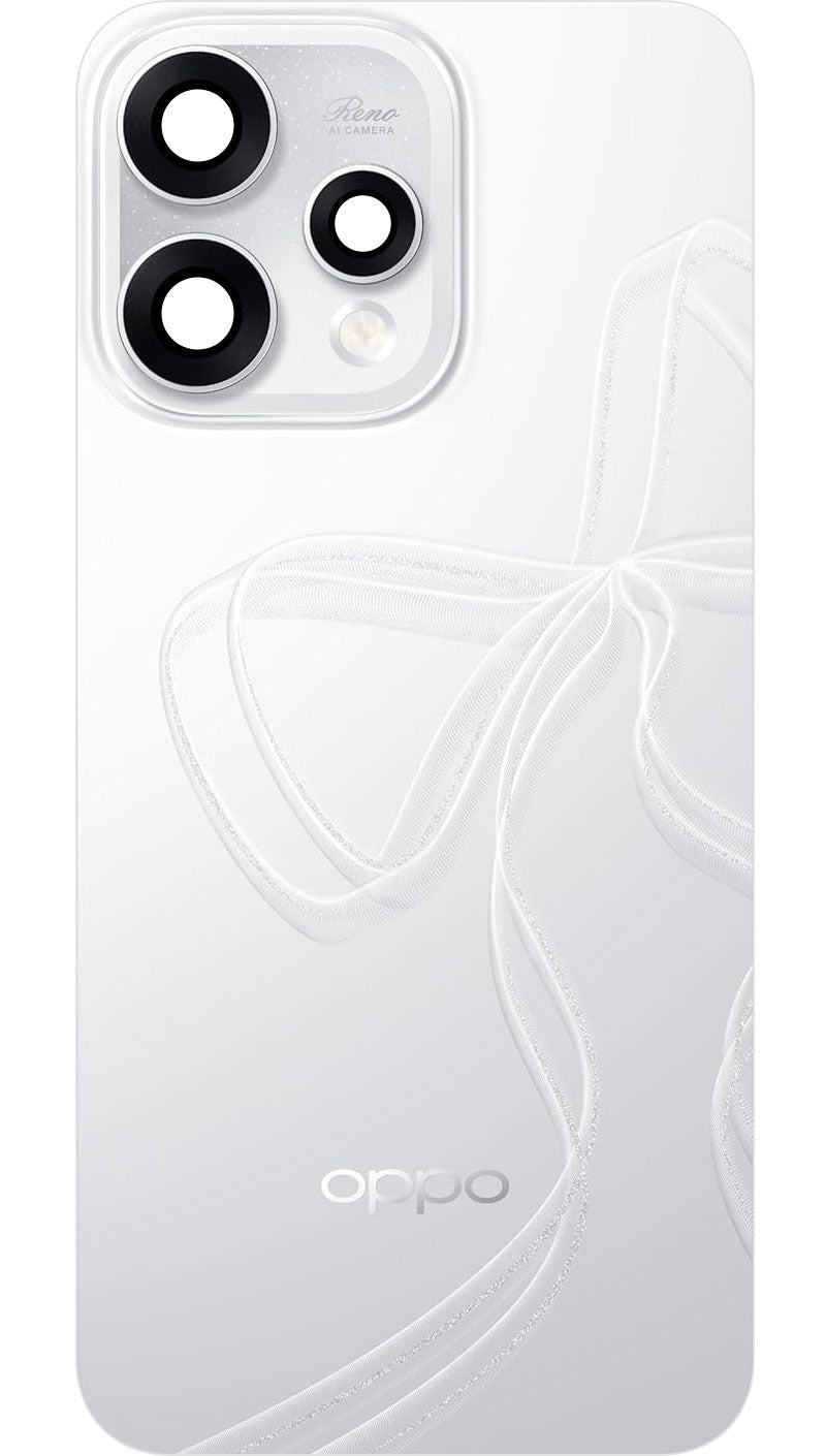 Batteridæksel Oppo Reno15, Hvid (Aurora White), Servicepakke 621033000908