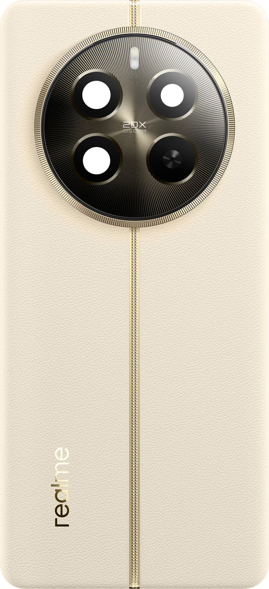 Batteridæksel Realme 12 Pro, Guld (Navigator Beige), Servicepakke 621033000192