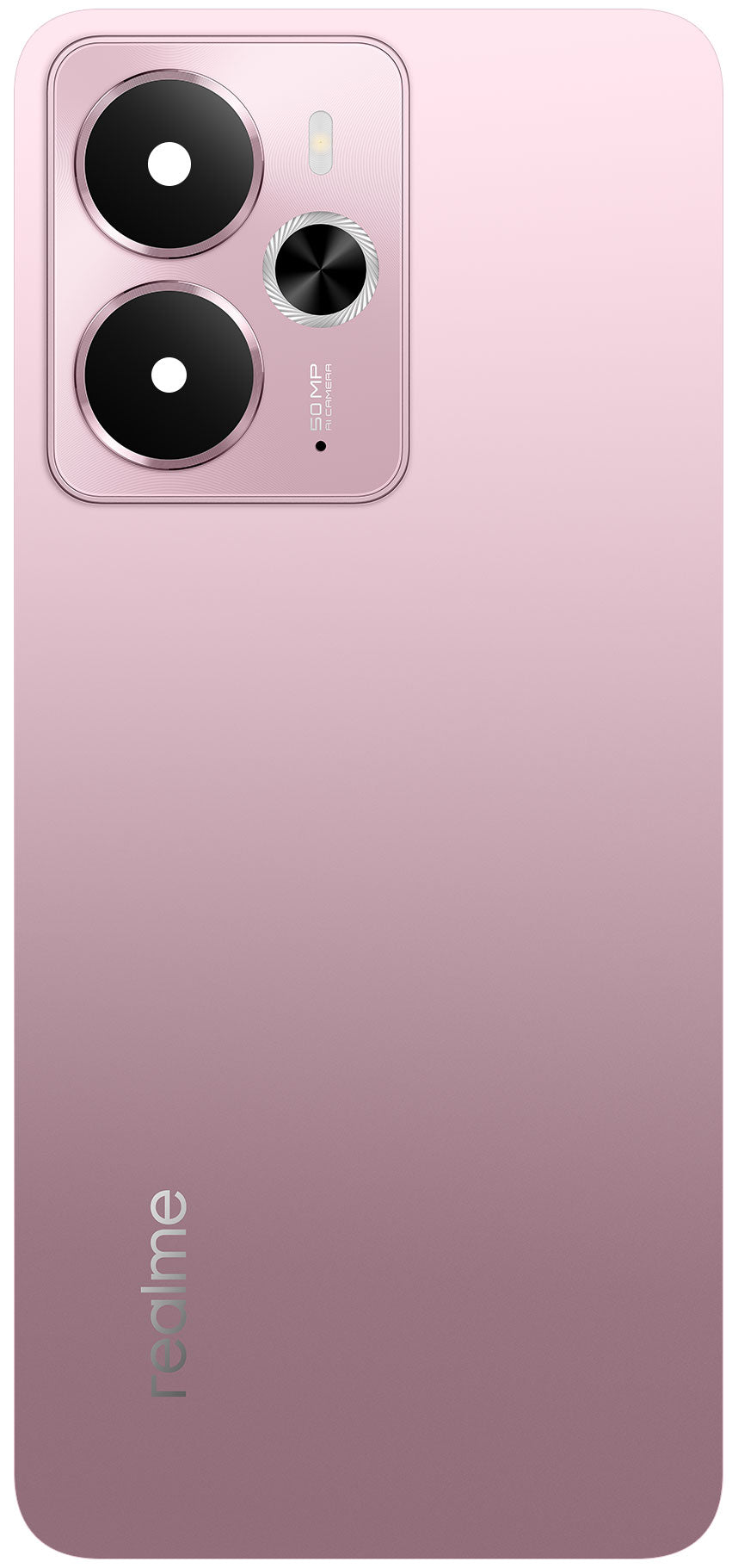 Batteridæksel Realme 14, Pink (Warrior Pink), Servicepakke 621033000536