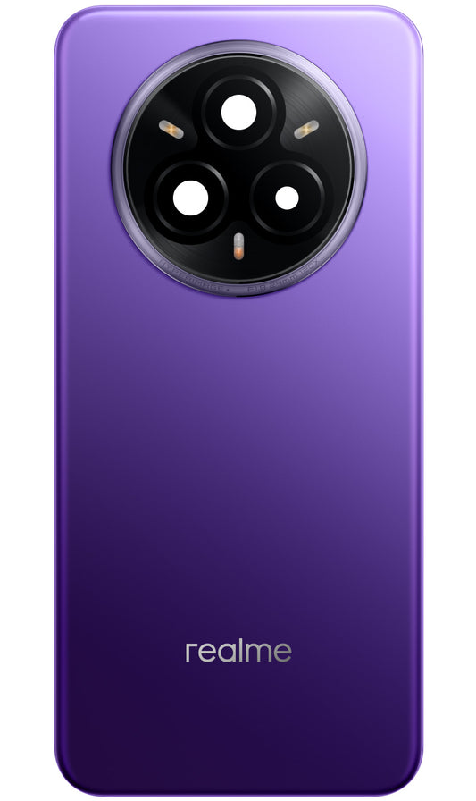 Batteridæksel Realme 14 Pro+, Lilla (Bikaner Purple), Servicepakke 621033000453