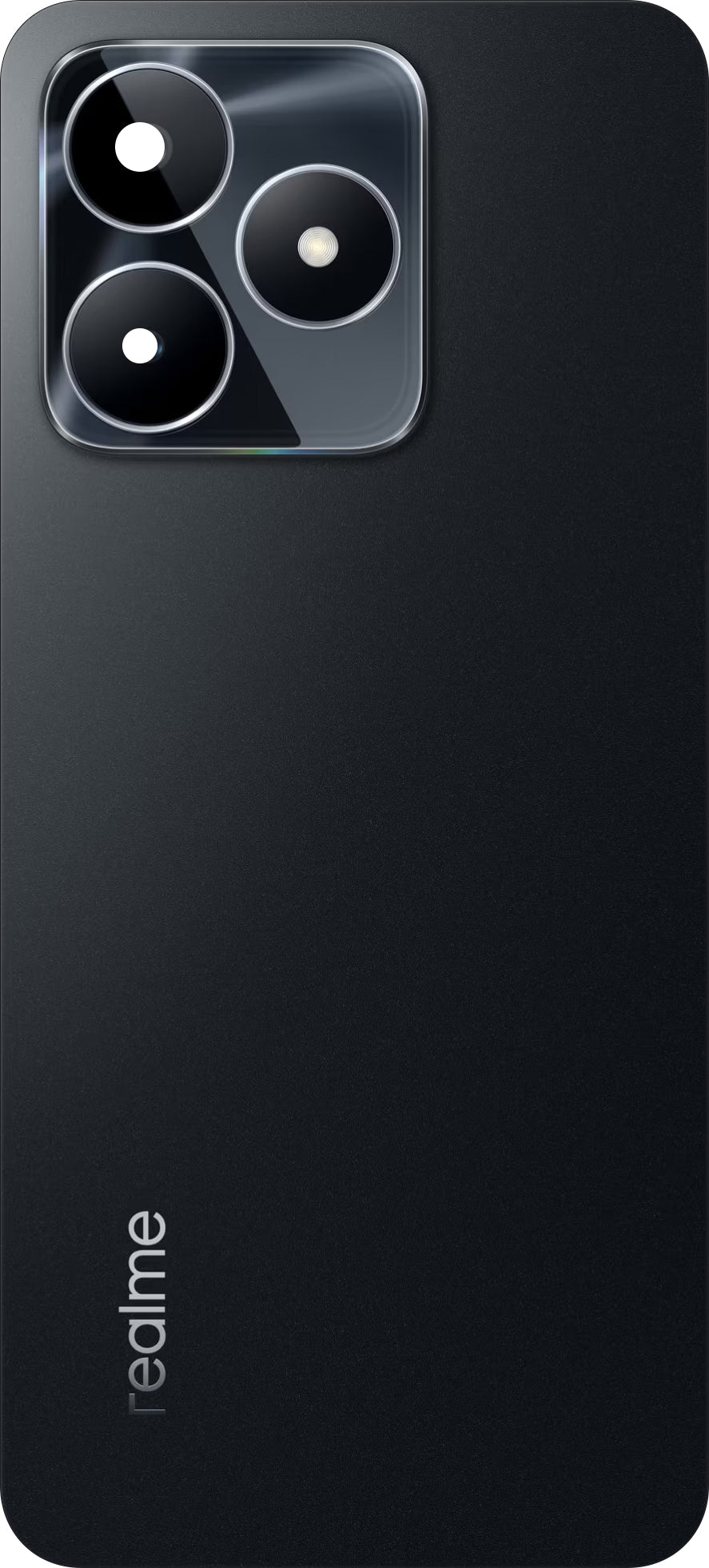 Batteridæksel Realme C53, Sort (Mighty Black), Servicepakke 621033000056