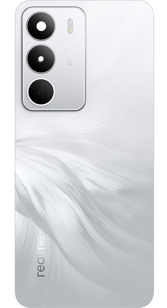 Batteridæksel Realme C71, Hvid (White Swan), Service Pack 621033000625