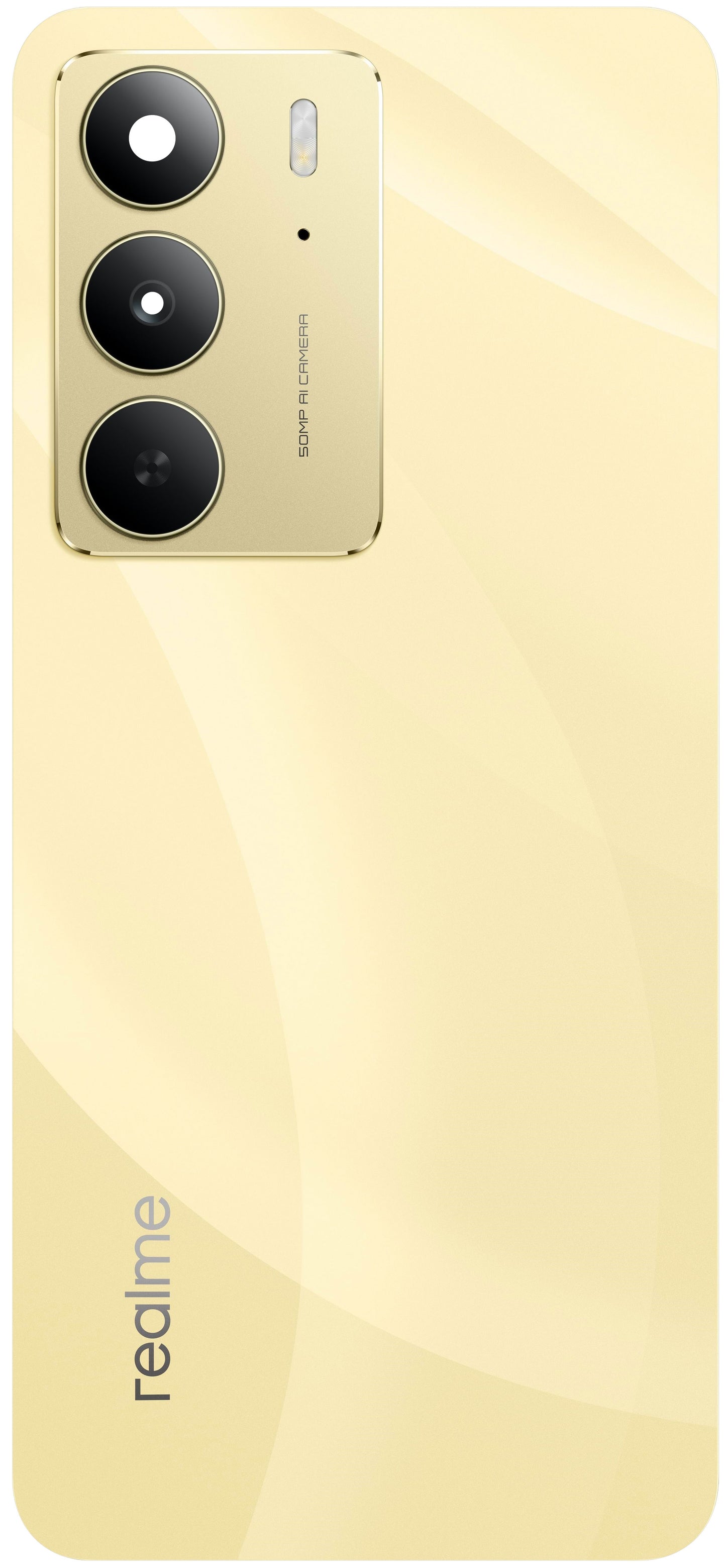 Batteridæksel Realme Realme 14x (India), Gylden (Golden Glow), Servicepakke 621033000420