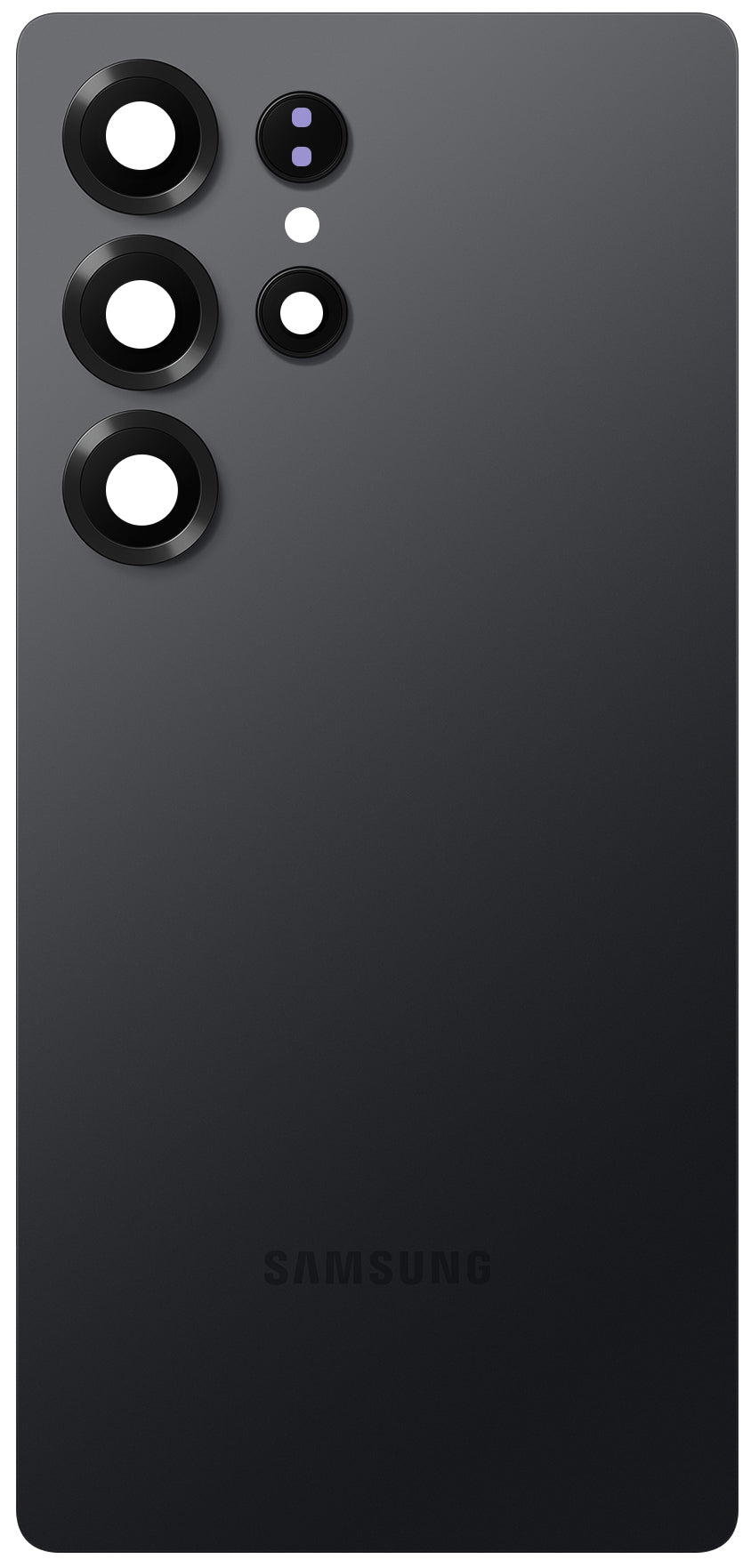 Batteridæksel Samsung Galaxy S25 Ultra S938, Sort (Titanium Black), Servicepakke GH82-36353D