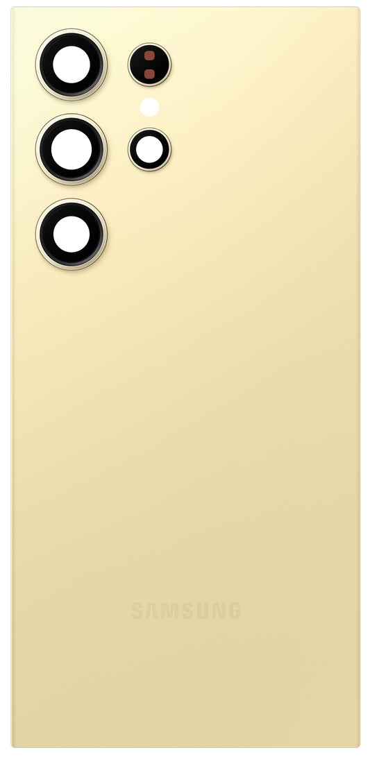 Batteridæksel Samsung Galaxy S24 Ultra S928, Gul (Titanium Yellow), Service Pack GH82-33349C
