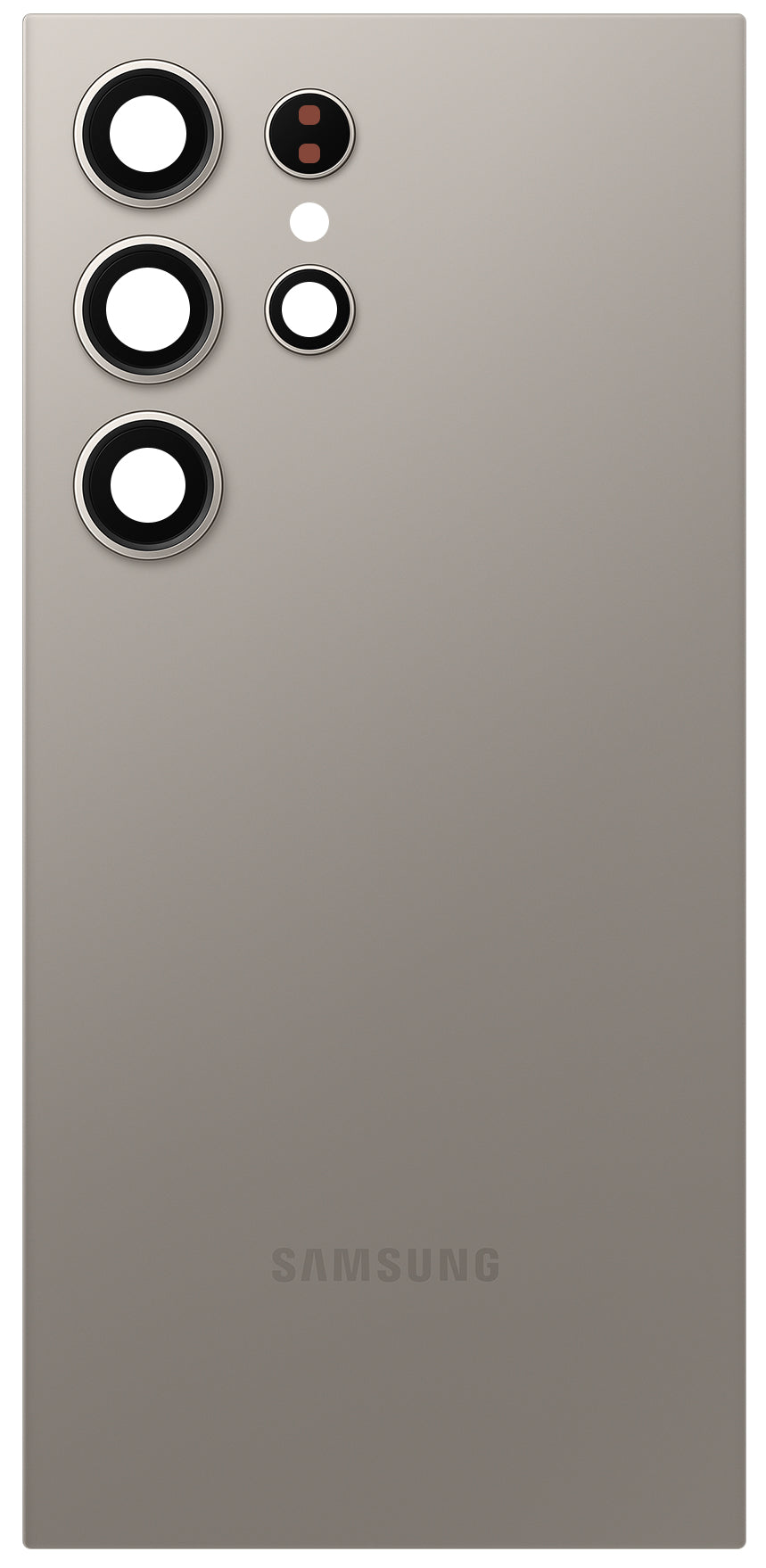Batteridæksel Samsung Galaxy S24 Ultra S928, Grå (Titanium Gray), Service Pack GH82-33349A