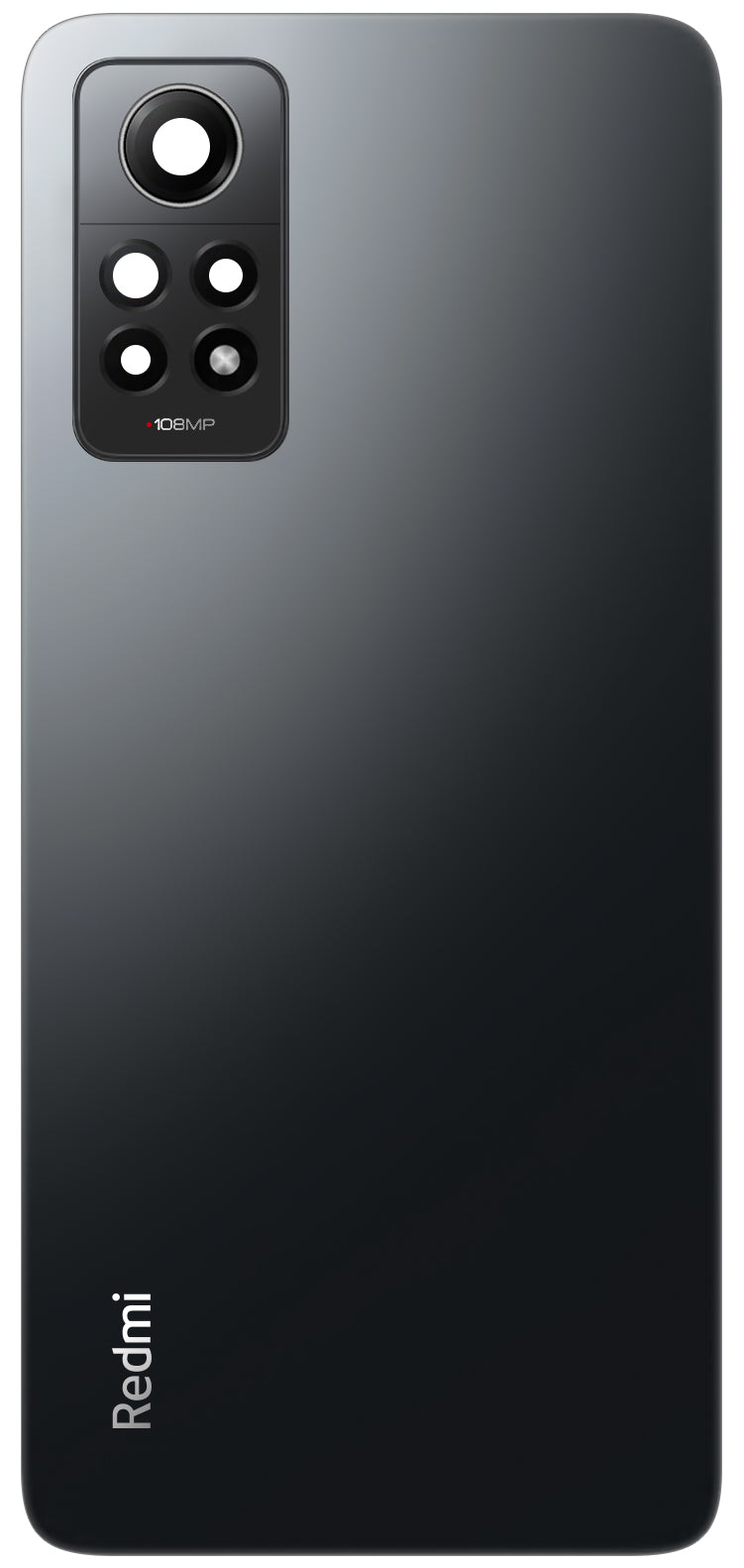 Batteridæksel Xiaomi Redmi Note 12 Pro 4G, Sort (Midnight Black), Servicepakke 5600040K6A00