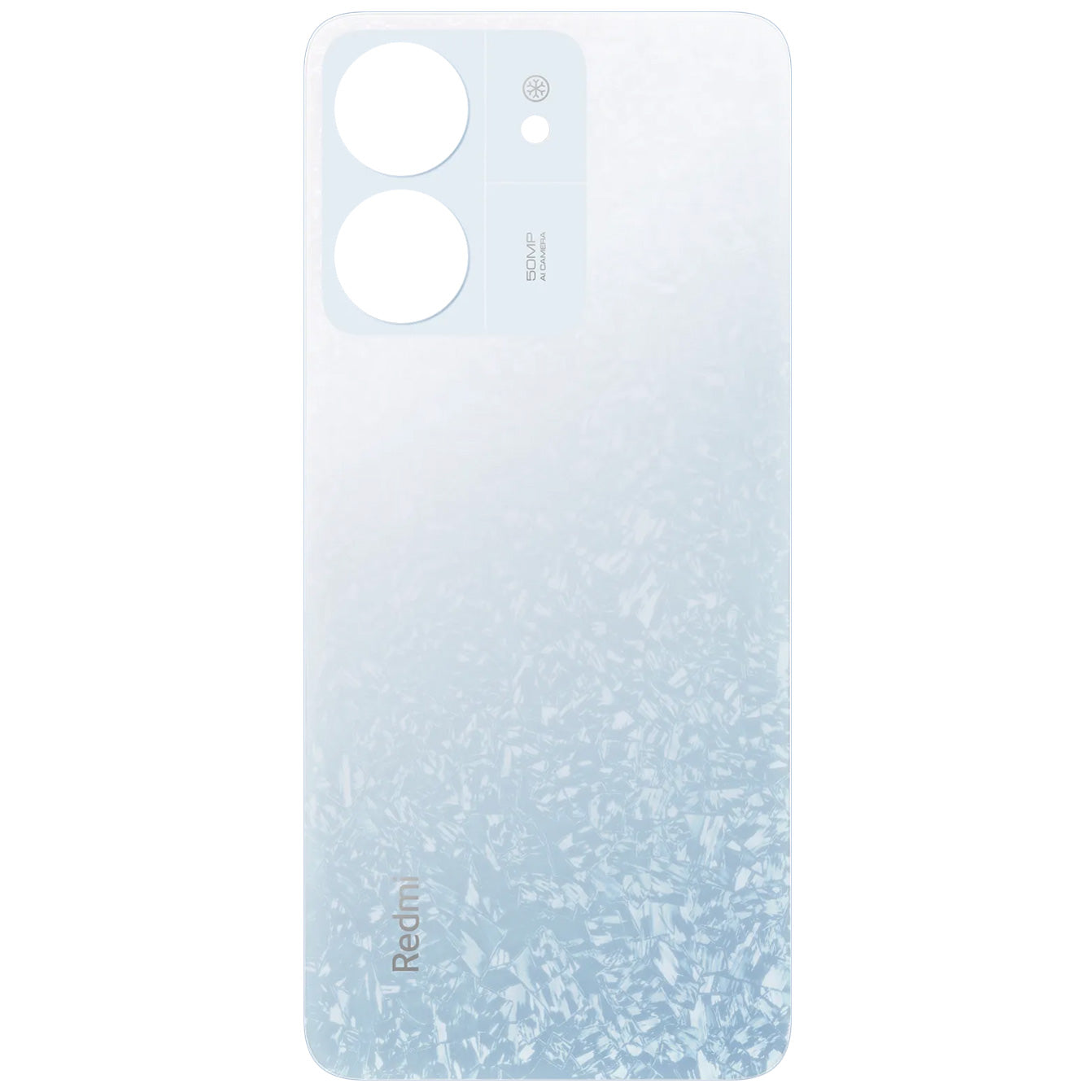 Batteridæksel Xiaomi Redmi 13C, Hvid (Glacier White), Service Pack 1610111001488A