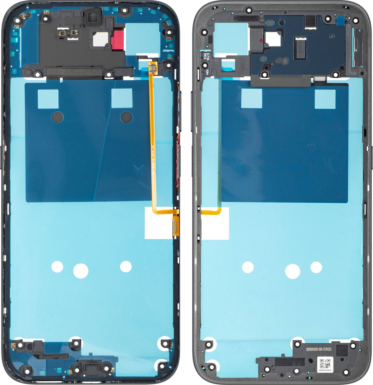 Mellemramme Honor 600 Smart, Sort (Velvet Black), Service Pack 9707ADNR