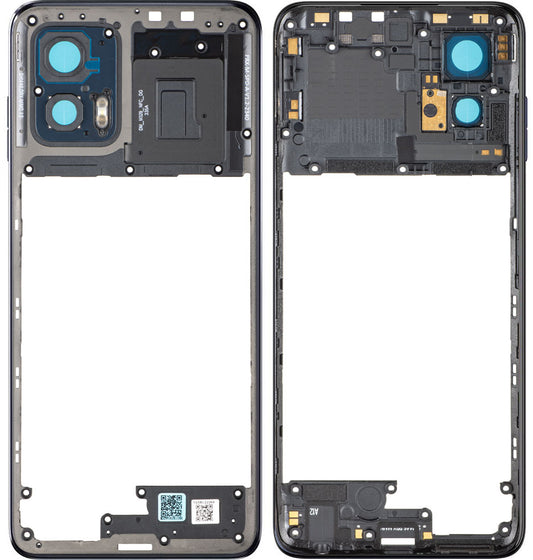 Motorola Moto G73 Midterkabinet, Blå (Midnight Blue), Servicepakke 5S58C22264