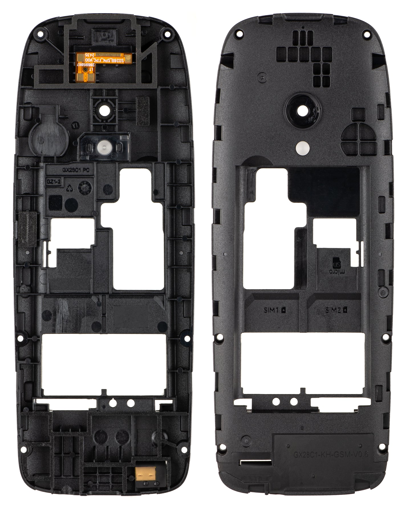 Mellemcover til NOKIA 6310 (2024), Sort