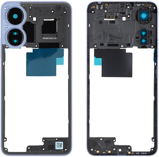 Midterkabinet Xiaomi Poco C65, Lilla, Service Pack 560003C3UP00