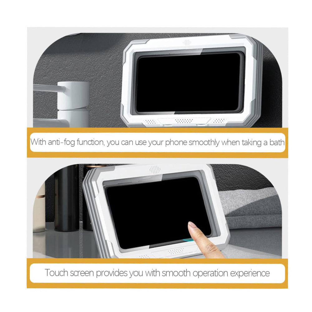 Vægcover med Touch Membran Techsuit LC-888 til Telefon, Vandtæt, Grå