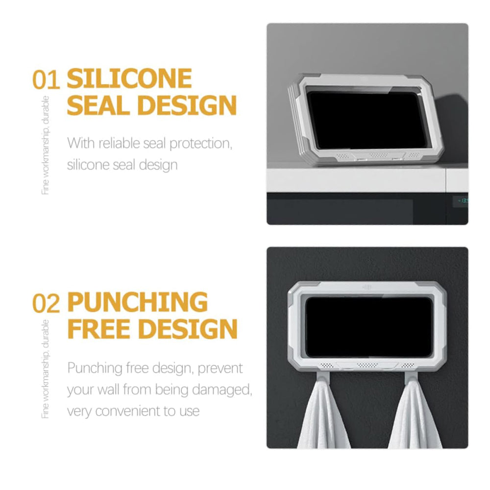 Vægcover med Touch Membran Techsuit LC-888 til Telefon, Vandtæt, Grå