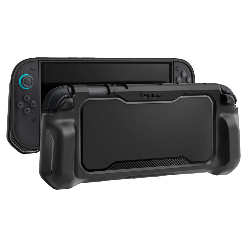 Spigen Rugged Armor Beskyttelsescover til Nintendo Switch 2, Sort ACS09075