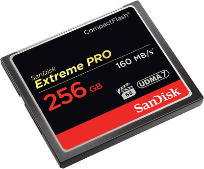 CompactFlash hukommelseskort SanDisk Extreme Pro, 256Gb, UDMA 7 SDCFXPS-256G-X46