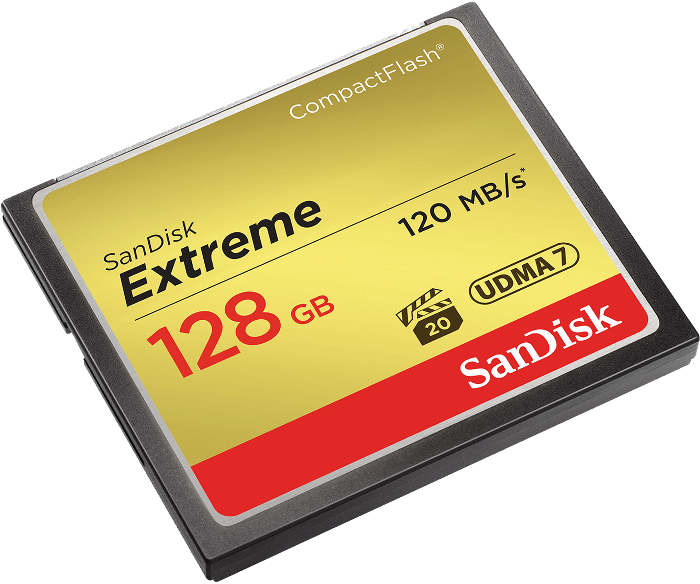 CompactFlash Hukommelseskort SanDisk Extreme, 128Gb, UDMA 7 SDCFXSB-128G-G46
