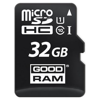 GoodRam microSDHC hukommelseskort, 32GB, Klasse 10 / UHS-1 U1, med adapter