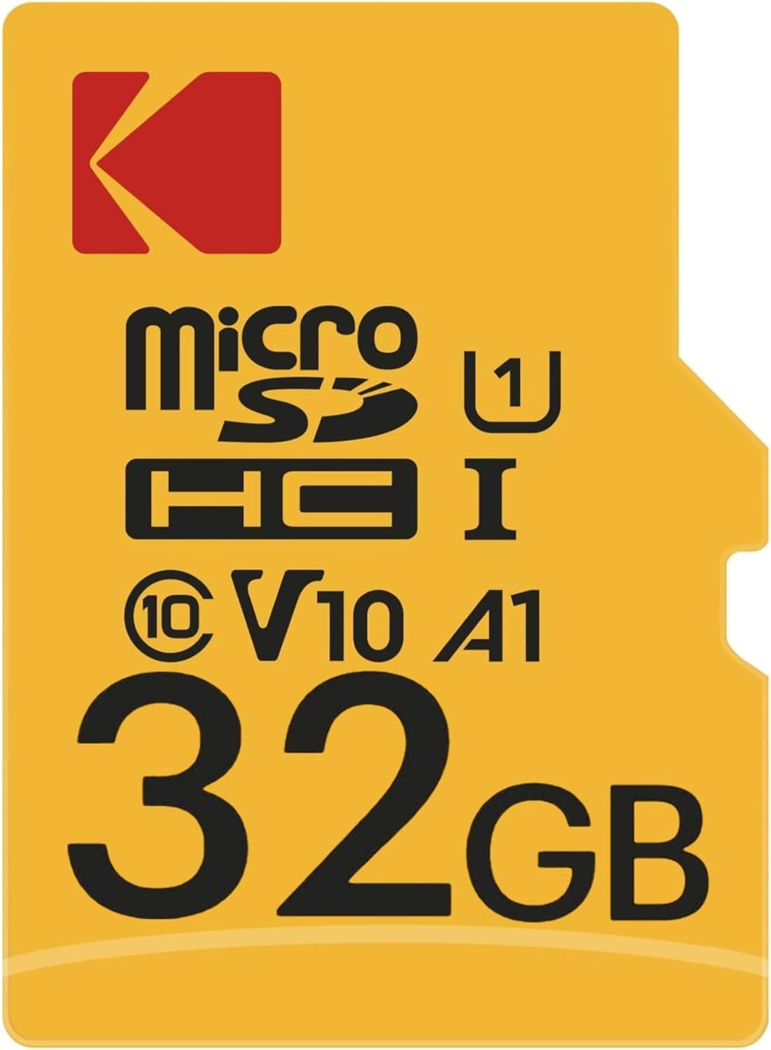 Kodak Premium Performance microSDHC hukommelseskort, 32Gb, Klasse 10 / UHS-1 U1, med adapter EKMSDM32GHC10K