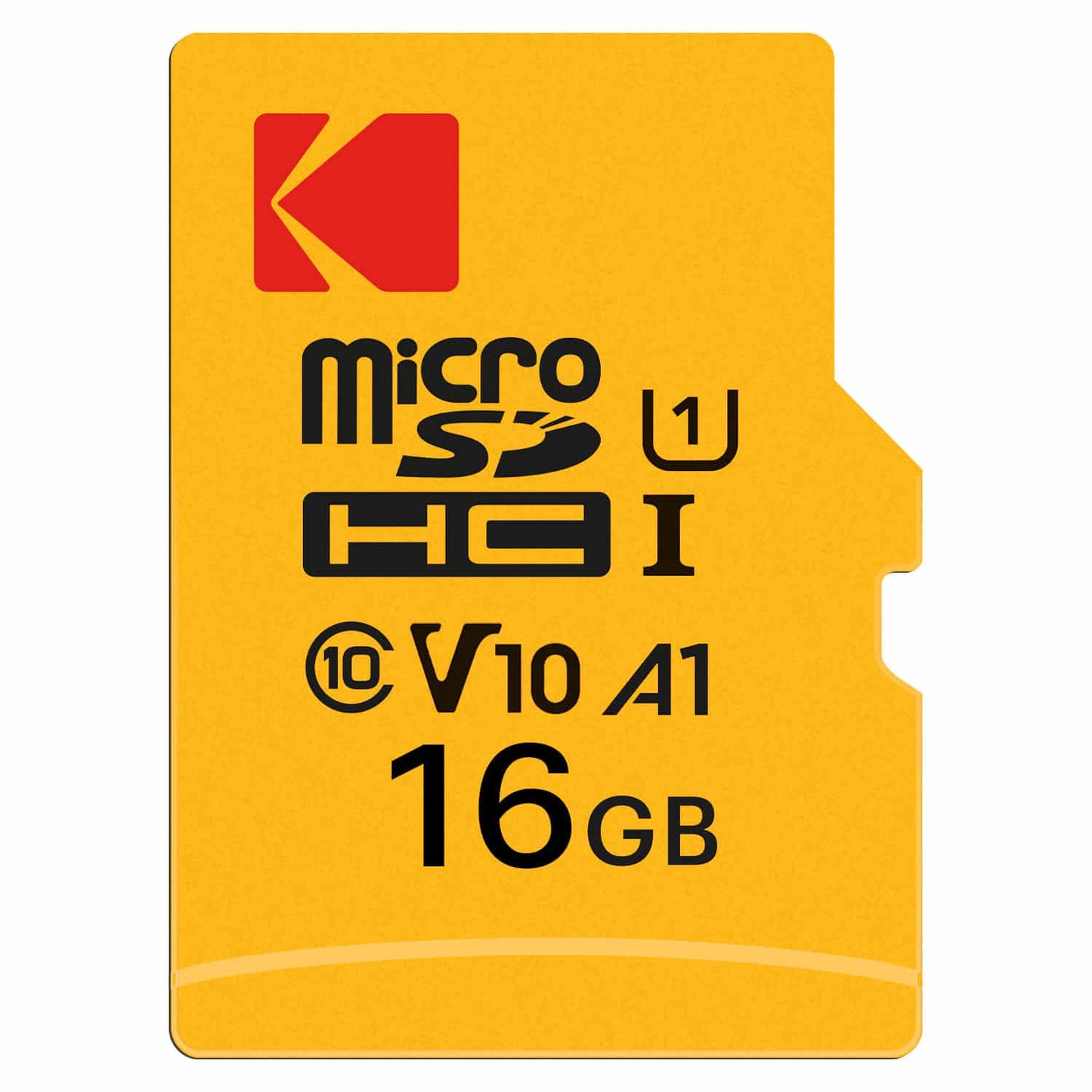 Kodak Premium Performance microSDHC hukommelseskort, 16Gb, Klasse 10 / UHS-1 U1, med adapter EKMSDM16GHC10K
