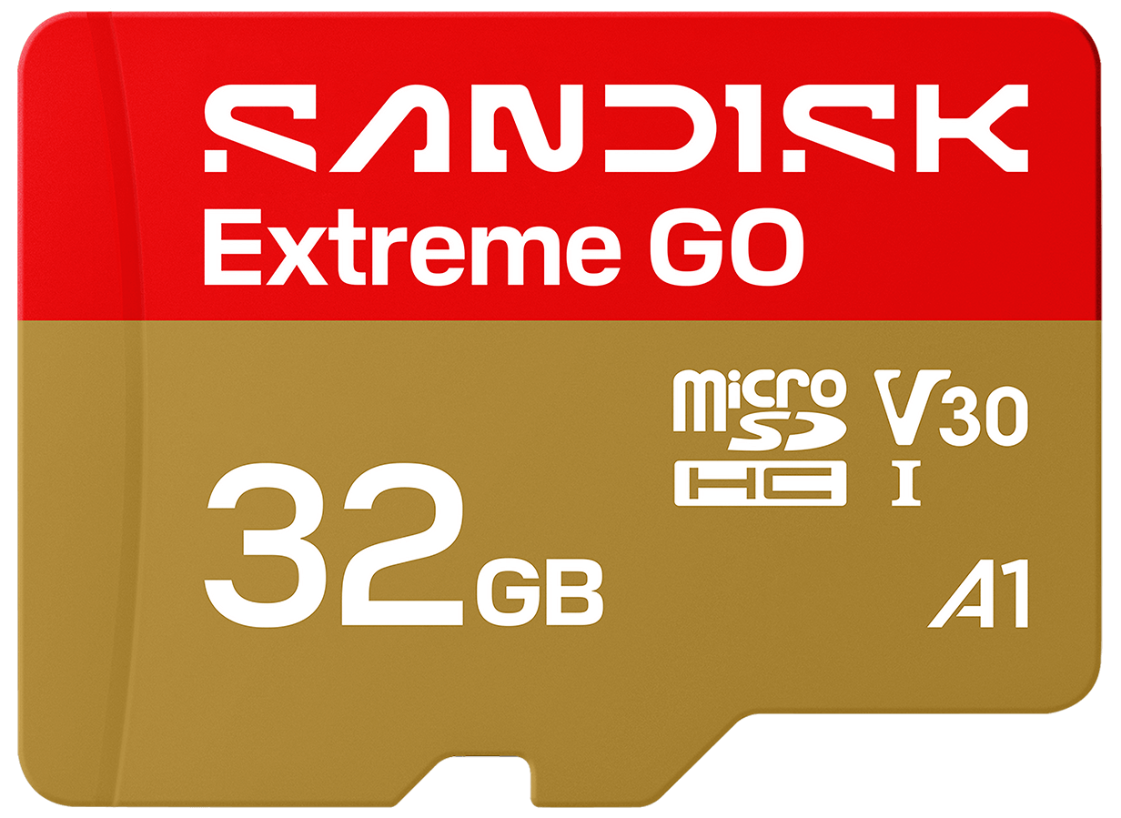 SanDisk Extreme GO Android A1 microSDHC hukommelseskort, 32GB, Klasse 10 / UHS-1 U1 SDSQXGN-032G-GN6MN