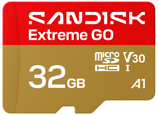 SanDisk Extreme GO Android A1 microSDHC hukommelseskort, 32GB, Klasse 10 / UHS-1 U1 SDSQXGN-032G-GN6MN