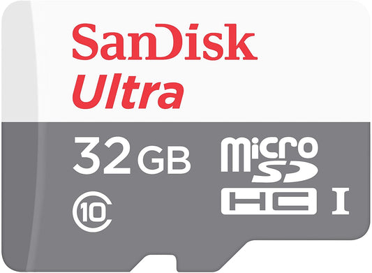MicroSDHC-hukommelseskort SanDisk Ultra, 32Gb, Klasse 10 SDSQUNR-032G-GN3MN