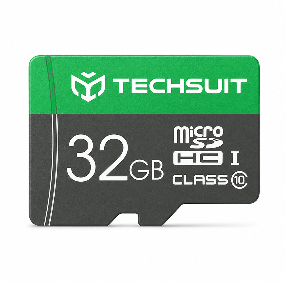 Techsuit THCM11 microSDHC-hukommelseskort, 32 GB, klasse 10, med adapter
