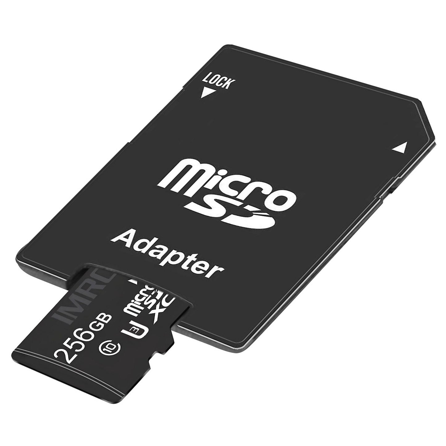 Imro microSDXC Memory Card, 256GB, Class 10 / UHS-1 U3, With Adapter