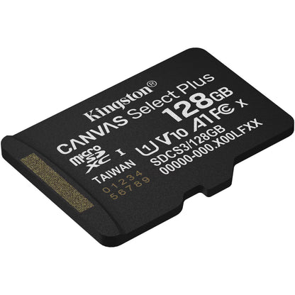 Kingston Canvas Select Plus Android A1 microSDXC hukommelseskort, 128Gb, Klasse 10 / UHS-1 U1 SDCS3/128GBSP