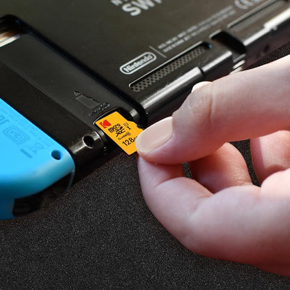 Hukommelseskort microSDXC Kodak Premium Performance, 128Gb, Klasse 10 / UHS-1 U1, Med Adapter EKMSDM128GXC10K