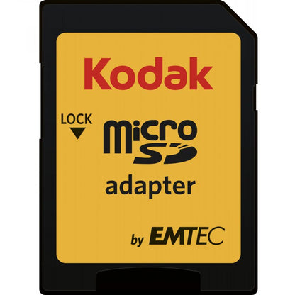 Kodak microSDXC hukommelseskort, 64Gb, Klasse 10 / UHS-1 U1, med adapter EKMSDM64GXC10K