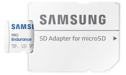 Samsung PRO Endurance microSDXC hukommelseskort, 128Gb, Klasse 10 / UHS-1 U3, med adapter MB-MJ128KA/EU