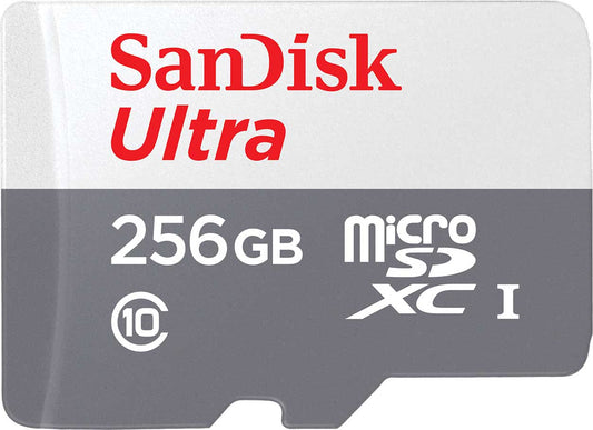 SanDisk Ultra microSDXC hukommelseskort, 256Gb, Klasse 10 SDSQUNR-256G-GN3MN