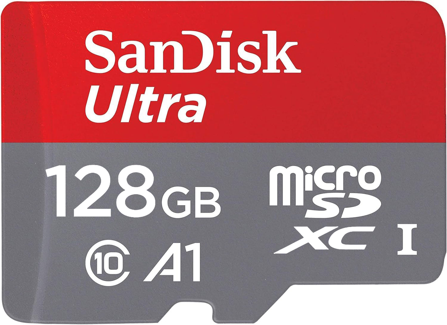 SanDisk Ultra Android A1 microSDXC hukommelseskort, 128GB, Klasse 10 / UHS-1 U1 SDSQUAB-128G-GN6MN