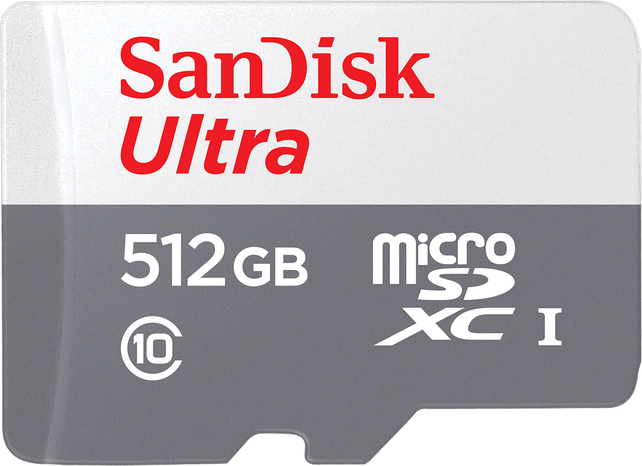 SanDisk Ultra microSDXC Memory Card, 512Gb, Class 10 SDSQUNR-512G-GN3MN