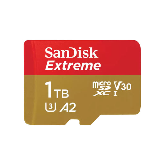 SanDisk Extreme microSDXC hukommelseskort, 1TB, Klasse 10 / UHS-1 U3 SDSQXAV-1T00-GN6MN