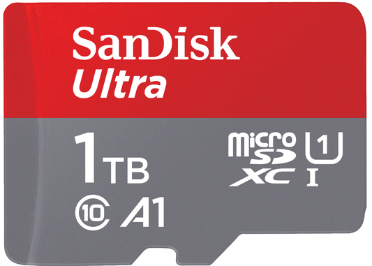 SanDisk Ultra Android A1 microSDXC hukommelseskort, 1TB, Klasse 10 / UHS-1 U1 SDSQUAC-1T00-GN6MN