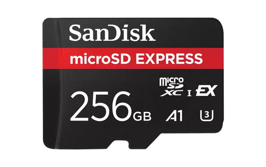 SanDisk Express microSDXC hukommelseskort, 256Gb, Klasse 10 / UHS-1 U3 SDSQXFN-256G-GN4NN