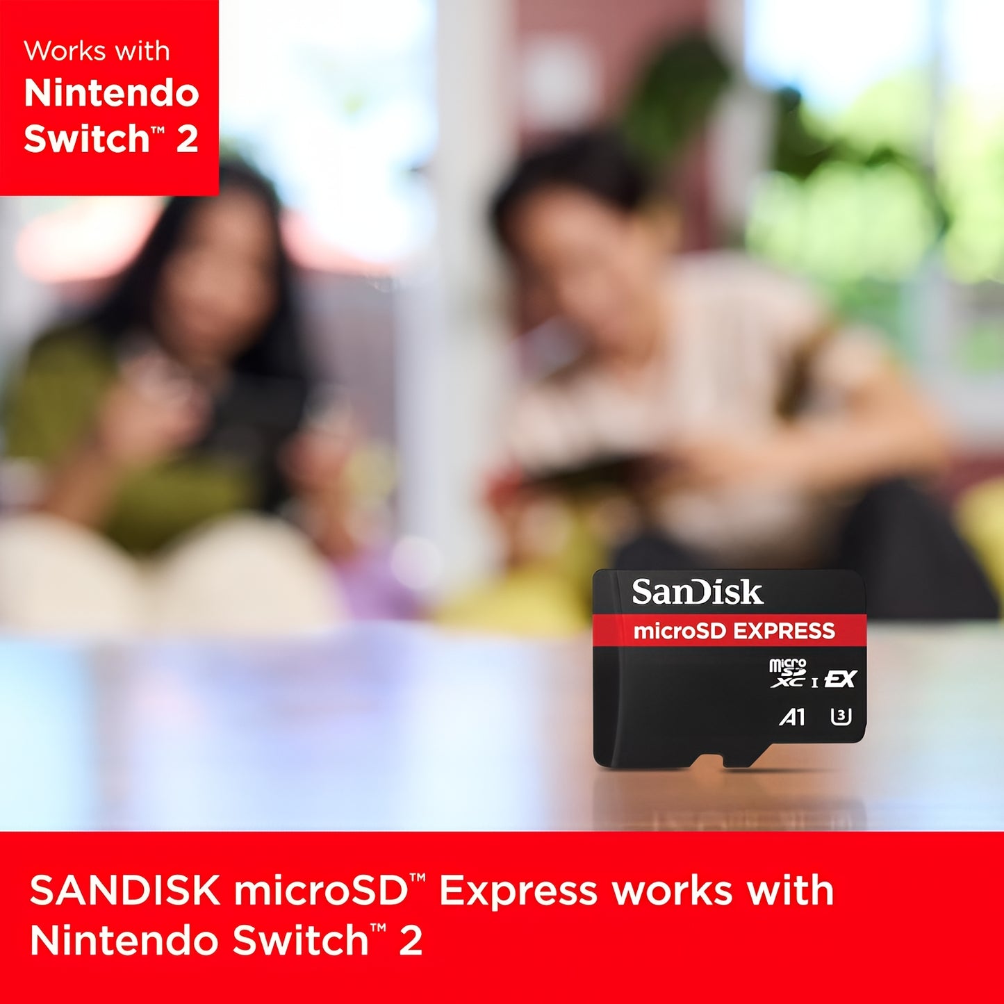 SanDisk Express microSDXC hukommelseskort, 128Gb, Klasse 10 / UHS-1 U3 SDSQXFN-128G-GN4NN