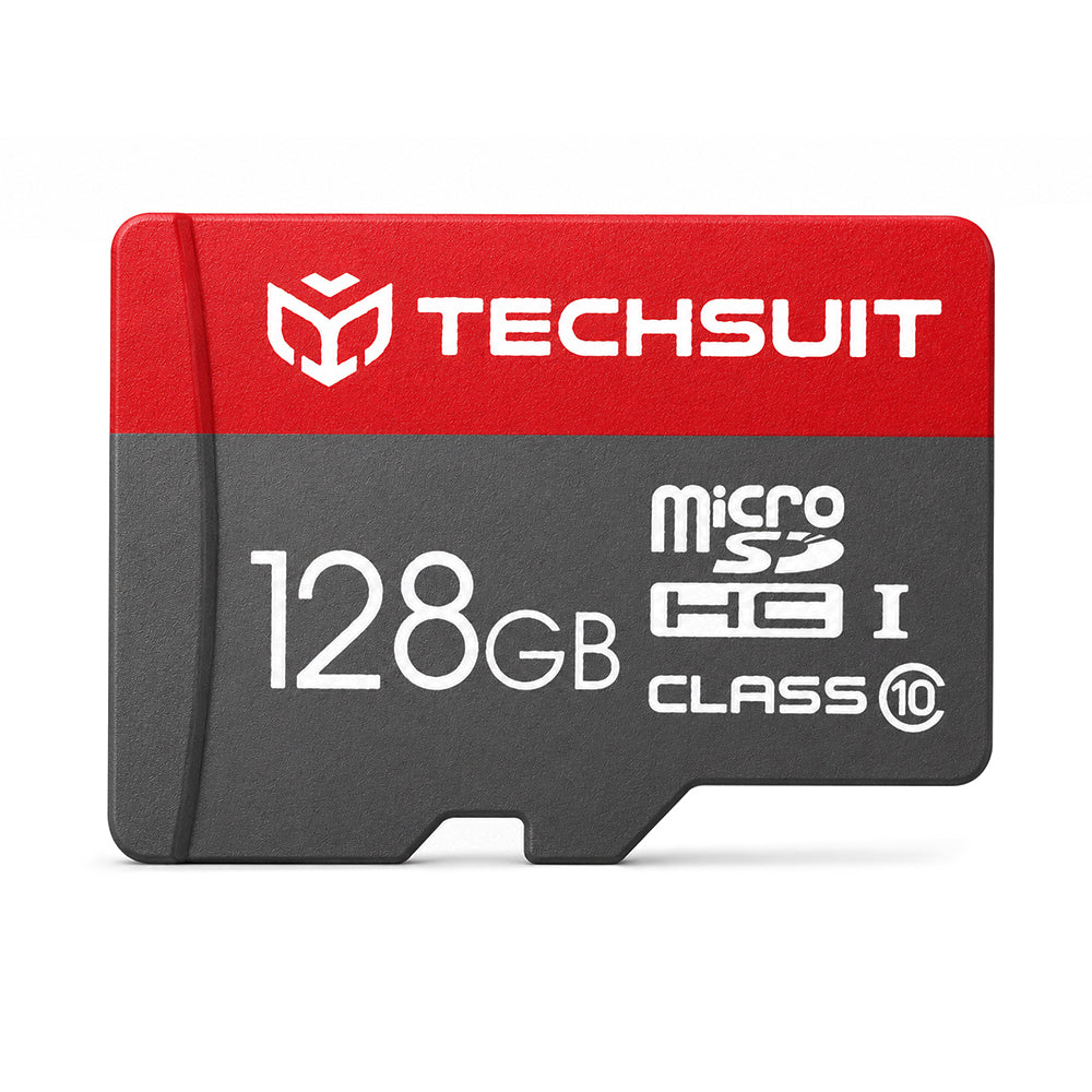 Techsuit microSDXC hukommelseskort THCM26, 128Gb, Klasse 10, med adapter