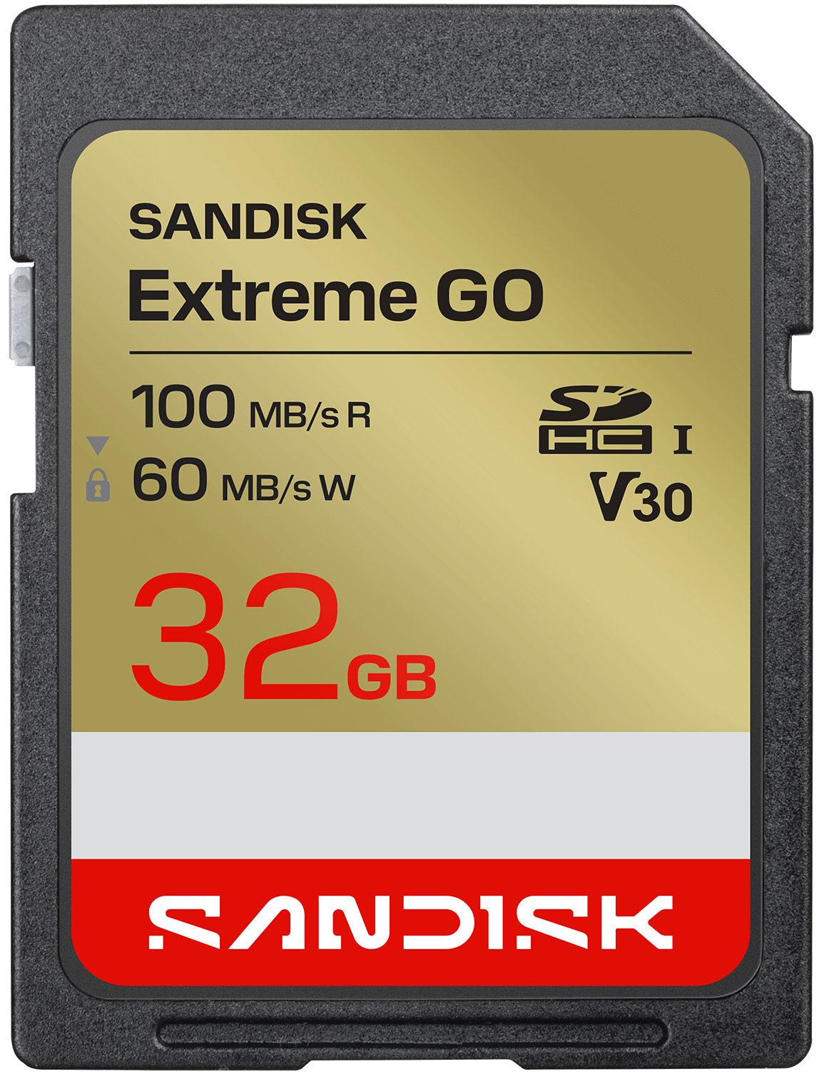 SDHC Hukommelseskort SanDisk Extreme Go, 32Gb, Klasse 10 / UHS-1 U1 SDSDXGN-032G-GNCIN