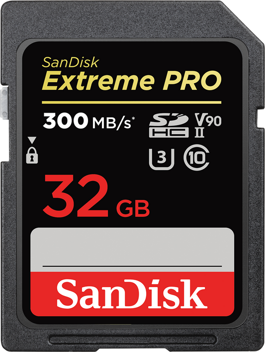 SDHC-hukommelseskort SanDisk Extreme Pro, 32Gb, Klasse 10 / UHS-1 U3 SDSDXXO-032G-GN4IN