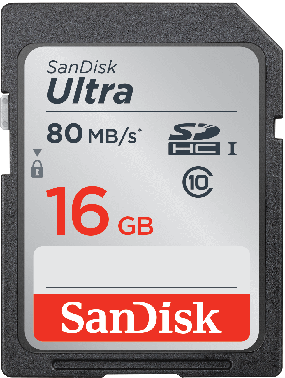 SDHC Hukommelseskort SanDisk Ultra, 16Gb, Klasse 10 SDSDUNC-016G-GN6IN