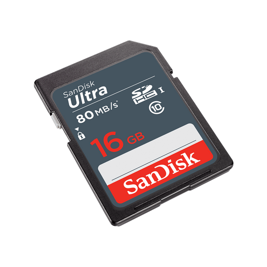 SDHC SanDisk Ultra hukommelseskort, 16GB, Klasse 10 SDSDUNS-016G-GN3IN